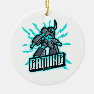 Gaming-Streit Keramik Ornament