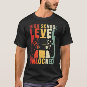 Gaming-Student High School-Niveau freigeschaltet z T-Shirt