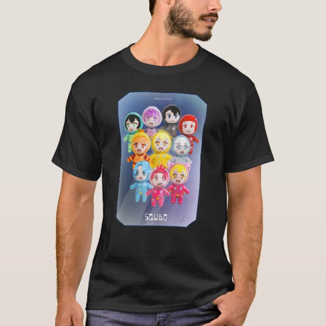 Gaming-T-Shirt für Gamer mit Mini-Mystery Space-Pl T-Shirt (Vorderseite)