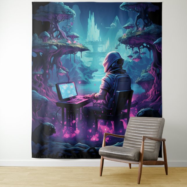 Gaming-Tapestry Wandteppich (Beispiel)