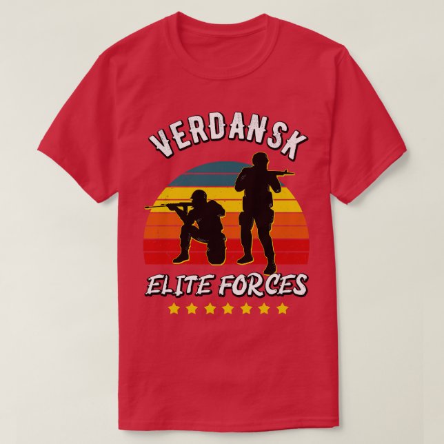 Gaming Verdansk Elite's Warzone Gamer T-Shirt (Design vorne)