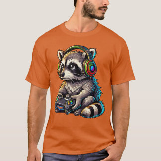 Gaming Waschbär Videospiele Waschbär Liebhaber Gam T-Shirt