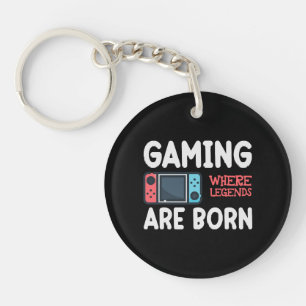 Gaming, wo Legenden geboren werden Schlüsselanhänger