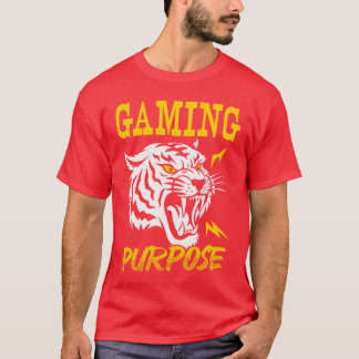 Gaming-Zweck Fierceiger Design für Gamer Premiu T-Shirt