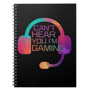 GamingEarphones für Gamer Notizblock