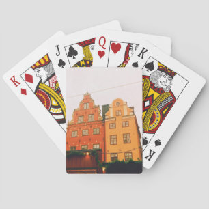 Gamla Stan, Altstadt, Stockholm - Schweden Spielkarten