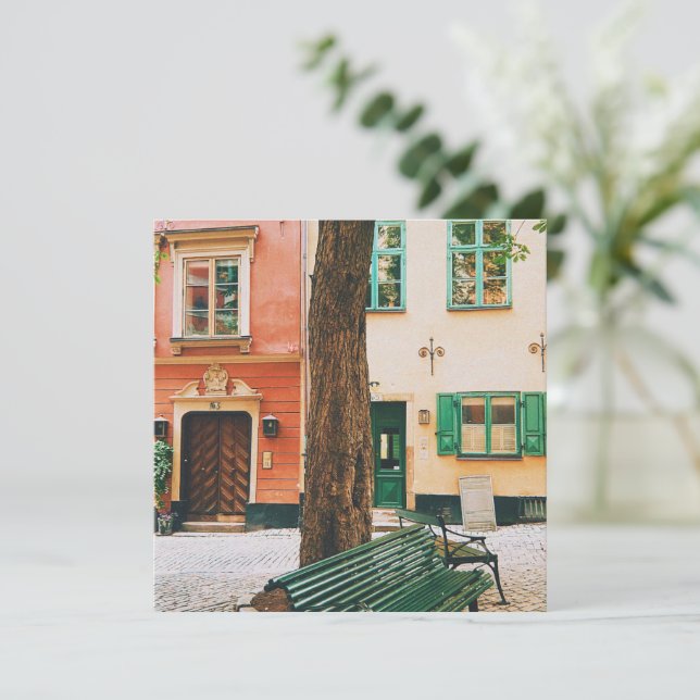 Gamla Stan, Altstadt von Stockholm (Stehend Vorderseite)