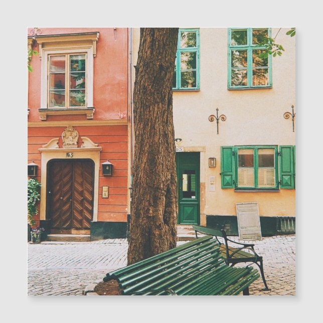 Gamla Stan, Altstadt von Stockholm Magnetkarte (Vorderseite)