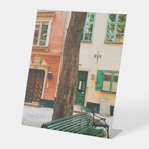 Gamla Stan, Altstadt von Stockholm Sockelschild