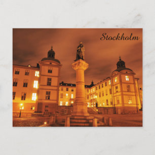 Gamla Stan in Stockholm, Schweden Postkarte