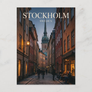 Gamla Stan Schweden Postkarte