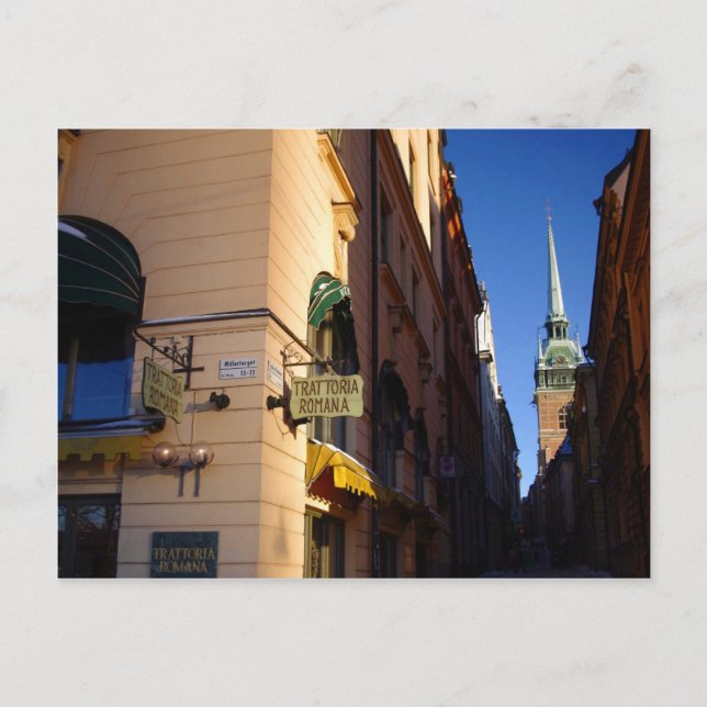 Gamla Stan Stockholm Collection Postkarte (Vorderseite)