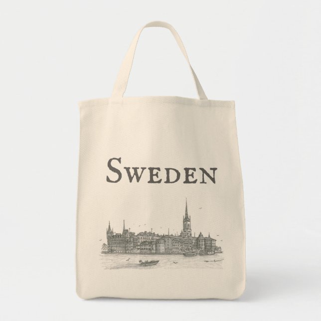 Gamla Stan, Stockholm, Schweden Tragetasche (Vorne)