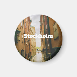Gamla Stan, Stockholm Souvenir, Retro Europäisch  Magnet