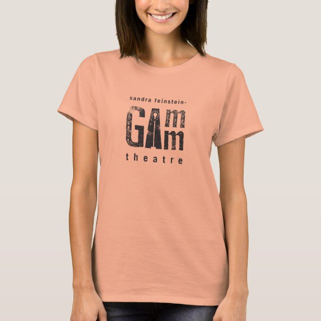 Gamm Theater Frauen Angepasstes T-Shirt Grau (Vorderseite)