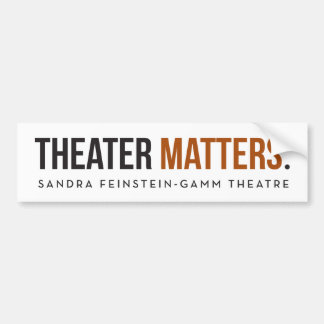 Gamm Theater - Theater-Angelegenheiten - Autoaufkleber
