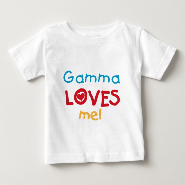 Gamma aime mes t-shirts et cadeaux (Devant)