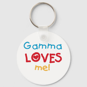 Gamma Lieben Me T - Shirt und Geschenke Schlüsselanhänger