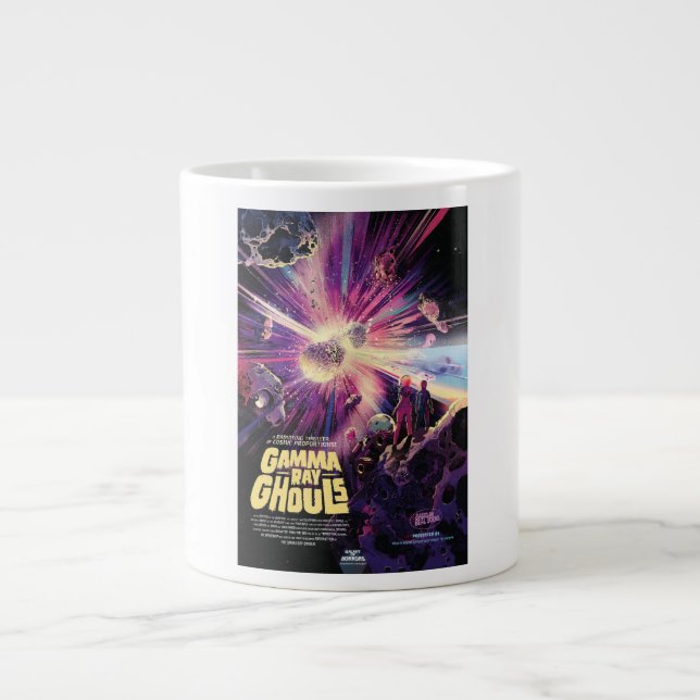 Gamma Ray Burst Pulsars Kilonova Kosmische Kollisi Jumbo-Tasse (Vorderseite)