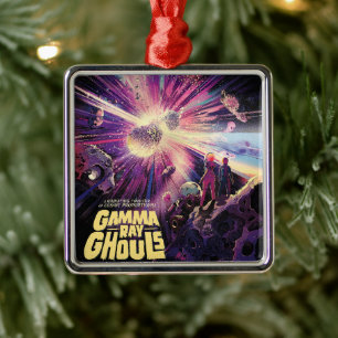 Gamma Ray Burst Pulsars Kilonova Kosmische Kollisi Ornament Aus Metall