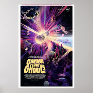 Gamma Ray Ghouls Poster Galaxy of Horrors Weltraum