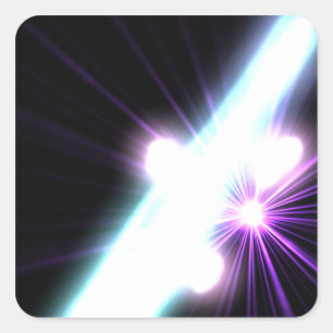 Gamma Rays in Galactic Nuclei 3 Quadratischer Aufkleber