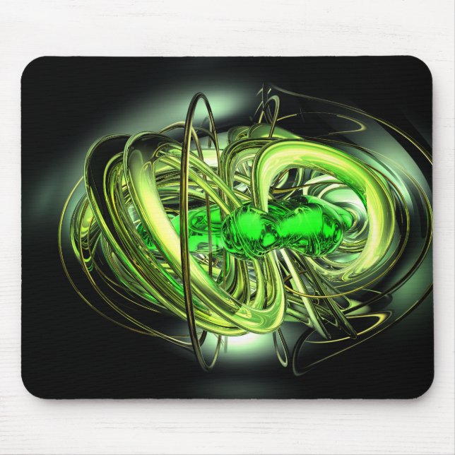 Gamma-Strahl sprengte abstraktes Mousepad (Vorne)
