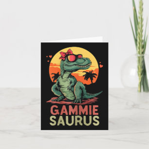 Gammiesaurus Dino Dinosaur Gammie-saurus T-rex Spa Karte