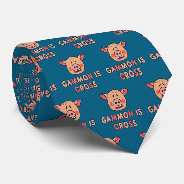Gammon ist Kreuz Krawatte (Gerollt)