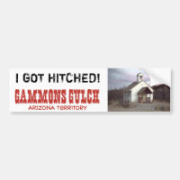 Gammons Gulch Movie Set Autoaufkleber