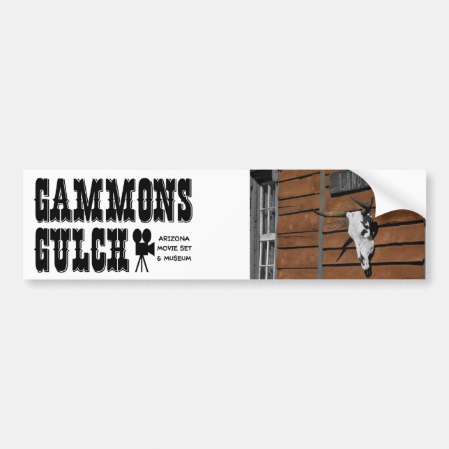 Gammons Gulch Movie Set Autoaufkleber (Vorne)