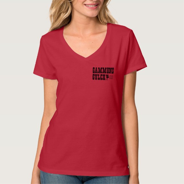 Gammons Gulch Movie Set Womens Tshirt (Vorderseite)