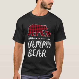Gammy Bear Christmas Pajama Red Kariert Buffalo Fa T-Shirt