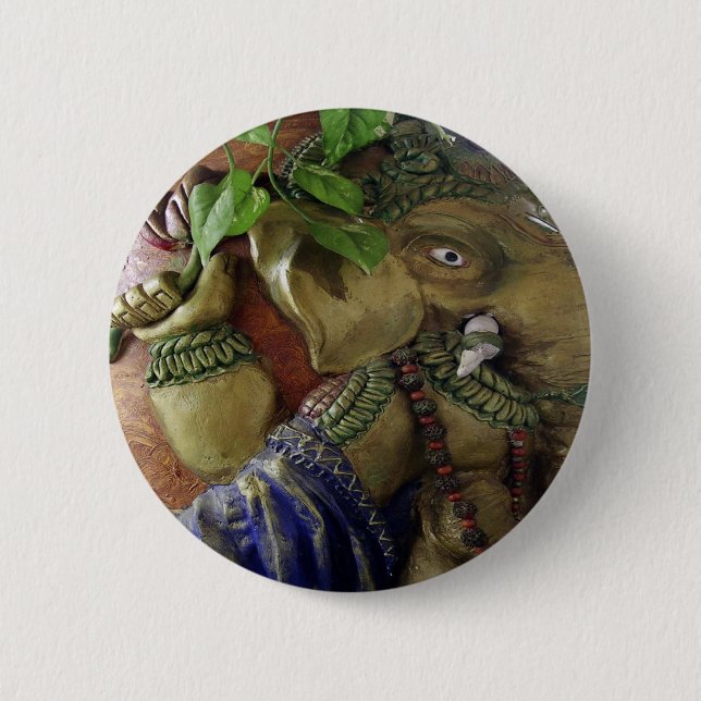 Ganapati Ganesh Button (Vorderseite)