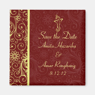 Ganapati Hochzeitsgunst-Magnete Magnet