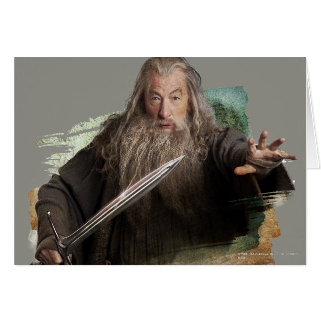 Gandalf avec épée (Devant horizontal)