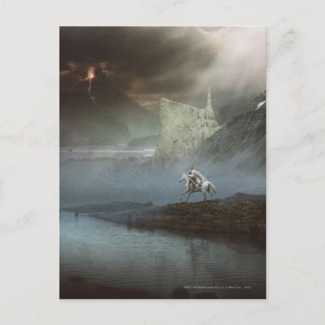 GANDALF™ bringt Hobbits in bewachte Städte Postkarte (Vorderseite)