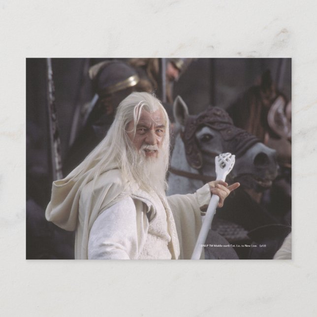 GANDALF™ hält Mitarbeiter Postkarte (Vorderseite)