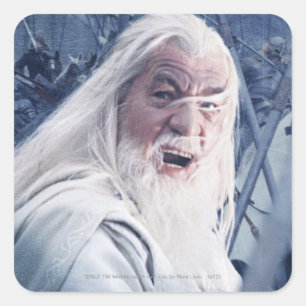GANDALF™ im Kampf Quadratischer Aufkleber