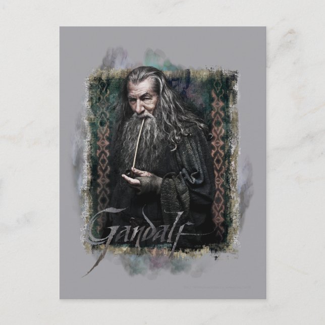 Gandalf mit Namen Postkarte (Vorderseite)