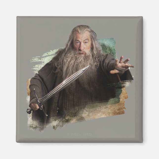 Gandalf mit Schwert Magnet (Vorne)