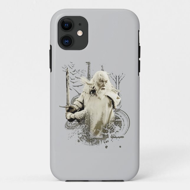 GANDALF™ mit Schwertvektor Case-Mate iPhone Hülle (Rückseite)