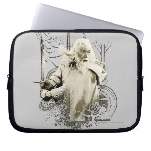 GANDALF™ mit Schwertvektor-Collage Laptopschutzhülle