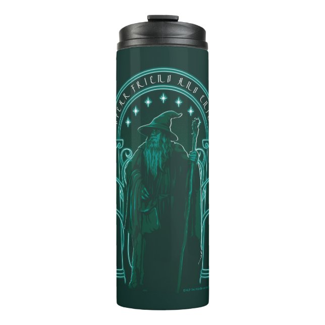 GANDALF™ "Speak Friend And Enter" Doors of Durin Thermosbecher (Vorderseite)