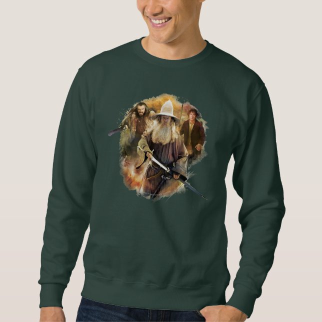 Gandalf, THORIN OAKENSHIELD™ & BILBO BAGGINS™ Sweatshirt (Vorderseite)
