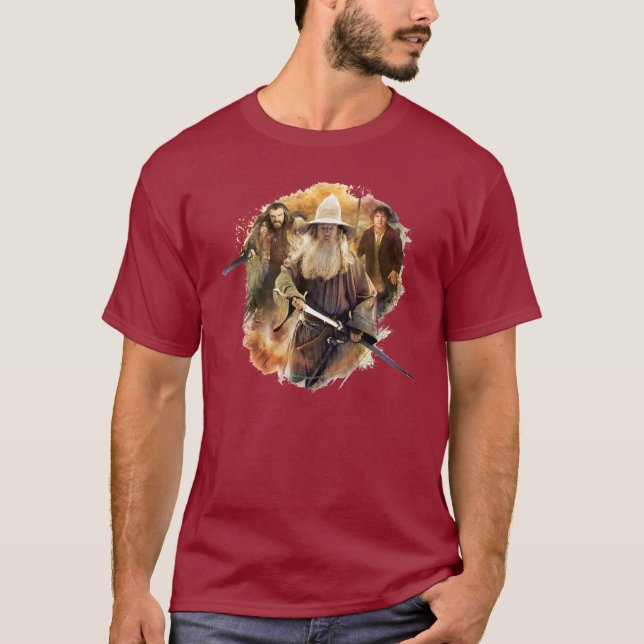 Gandalf, THORIN OAKENSHIELD™ & BILBO BAGGINS™ T-Shirt (Vorderseite)