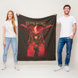 GANDALF™ Vs Balrog "Du sollst nicht passieren" Gra Fleecedecke