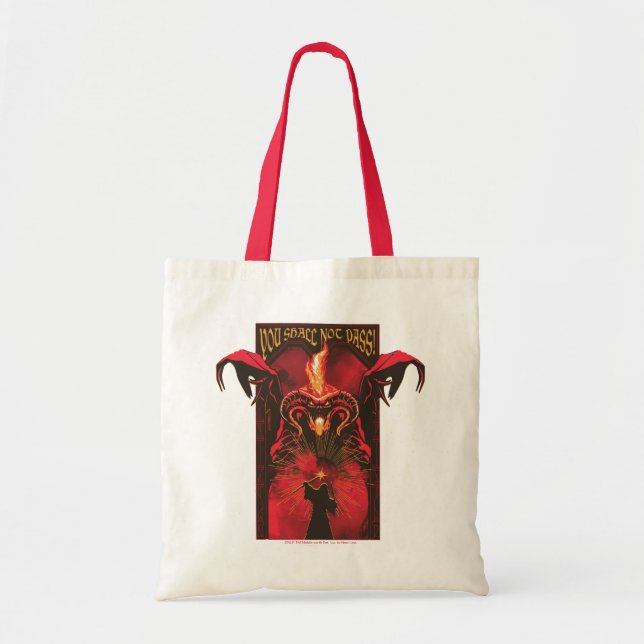GANDALF™ Vs Balrog "You Shall Not Pass" Graphic Tragetasche (Vorne)