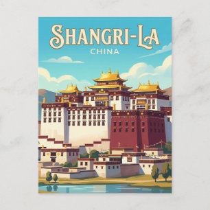 Ganden Sumtseling Kloster China Postkarte
