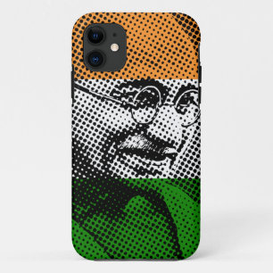 Gandhi + Indischer Flagge iPhone 5C Fall Case-Mate iPhone Hülle